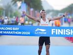 Thanh and Lệ claim victory at Hạ Long Bay Heritage Marathon