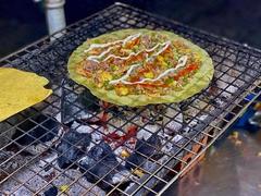 Vietnamese-style ‘pizza’, a popular street food
