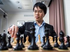 Liêm ties with Argentinian player at chess festival