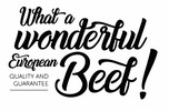 What a Wonderful European Beef 