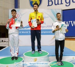 Kiên wins gold at world wushu taijiquan champs