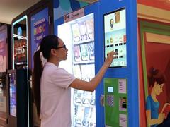 Automatic book vending machine installed in HCM City