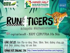 Run for tigers to take place in Hà Nội