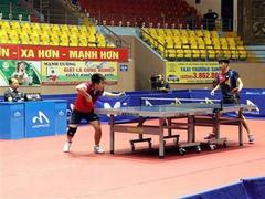 Tuân, Nga win National Top Table Tennis Players Tournament