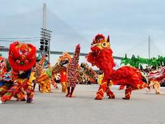 Việt Nam triumph at international dragon and lion dance festival