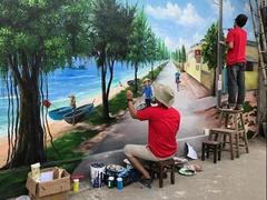 Quảng Bình introduces the 7th mural village in VN