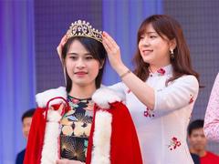 Vietnamese girl wins beauty contest in Japan