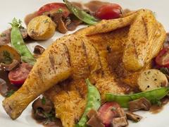 Chicken with Port Wine Sauce and Peppers