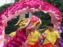 Dragon dance festival held to celebrate Liberation Day