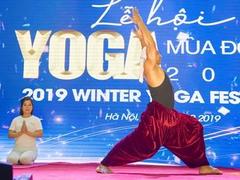 Yoga festival encourages people to practice