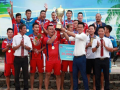 Khánh Hòa win national beach football event