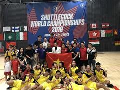 Việt Nam triumph at world shuttlecock champs