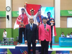 Toàn wins gold at World Martial Arts Masterships