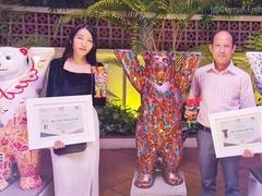 Three artists awarded at buddy bear art competition