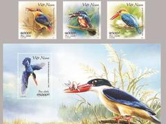 New postage stamps promote conservation of kingfishers
