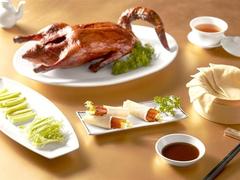 Peking duck pancakes