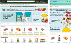 Prime Now, Amazon's ultrafast grocery delivery service, becomes Amazon Fresh in Singapore