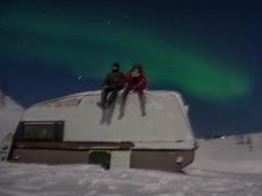 Hunting Northern Lights on the edge of the earth