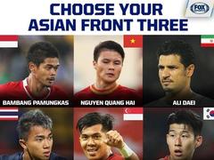 Hải in Fox Sports poll for Asian Front Three