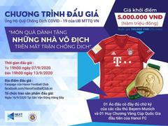 Next Media, Hà Nội FC launch auction to support fight against COVID - 19 epidemic
