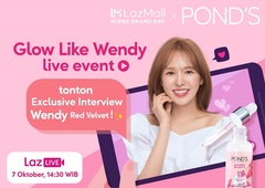 Check out POND'S Brand Day on Lazada to Glow like Wendy! 