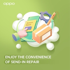 OPPO at your service: providing send-in repair service