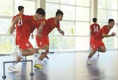 Viet Nam futsal team prepare for World Cup