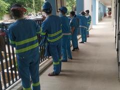 Sanitation workers volunteer to stay in lockdown areas to keep environment clean
