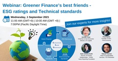 TÜV Rheinland's Webinar: Greener Finance’s best friends - ESG ratings and Technical standards