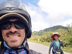 Russian motorcyclist falls in love with Việt Nam