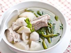 Traditional soups cooked with local taro a healthy and frugal choice