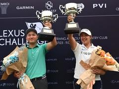 Minh and My win first prizes in Golf Lexus Challenge 2022