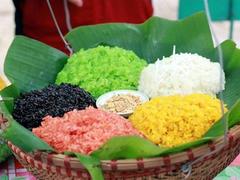 Five-colour sticky rice of the Lự people