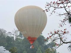 Tuyên Quang Province skies filled with hot air balloons