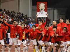 Việt Nam football team prepare to defend their SEA Games gold