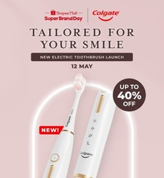 ‘Tailored for Your Smile’ — Colgate’s latest electric toothbrush launches first on Shopee