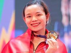Thanh breaks 3 records for weightlifting gold