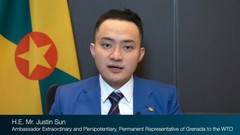 TRON Founder Justin Sun Attended WTO MC12 with Focuses on SIDS, E-Commerce, and More