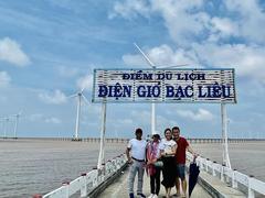 Discovering the wind farm in Bạc Liêu