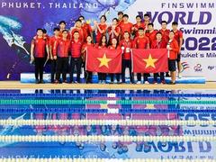 Việt Nam finswimming top the world