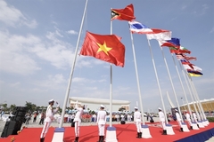 Team Việt Nam attend SEA Games flag-raising ceremony