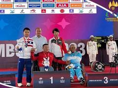 Paralifter Hùng wins two ASEAN Para Games golds