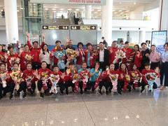 Vietnamese women’s World Cup team warmly welcomed home