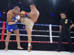 Tuấn wins four-man tournament Muay Thai Rampage