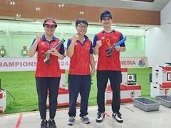 Việt Nam top podium in 10m Air Pistol Mixed Team