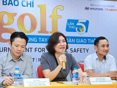 Golfers compete to support traffic safety programme