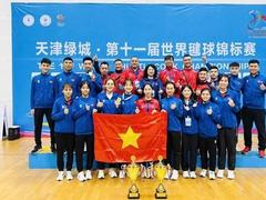 Việt Nam grab two singles titles at World Shuttlecock Championships 2024