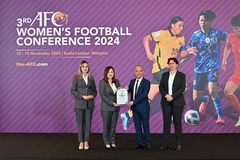 Việt Nam honoured at AFC Women’s Football Conference