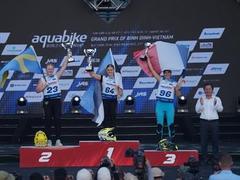 Bình Định’s aquabike championship ends with trophies go to best athletes