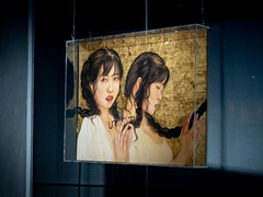 Female artist uses silk painting to create dream fragments